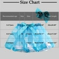 thumbnail image 3 of Ugoldhm Little Girls Skirt Mesh Summer Cute Print Elastic Waist Dance Skirts with Hair Band Size 3-8 Years, 3 of 6