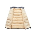 thumbnail image 4 of MAWCLOS Men Casual Solid Color Jacket Vest Winter Warm Puffer Outwear Gray 3XL, 4 of 9