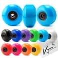 thumbnail image 3 of Victory Jump Skateboard Trucks and Wheels Set, Skateboard Accessories, Skateboard Trucks 5 inch, Skateboard wheels 52mm, Skateboard Bearings (5 inch Black Truck w 52mm Sky Blue Wheels), 3 of 7