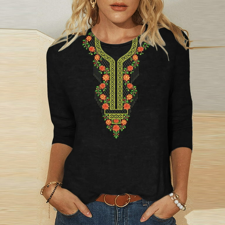 Penkiiy Traditional Mexican Embroidered Peasant Tops for Penkiiy Traditional Mexican Embroidered Peasant Tops for