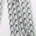 thumbnail image 4 of Chaîne de Sport en Fer pour Filet de Basketball Extérieur 12 Boucles Standard Filet de Remplacement pour Objectif de Basketball Robuste, Argent, 1 * Filet de Basketball, Argent, 4 of 6