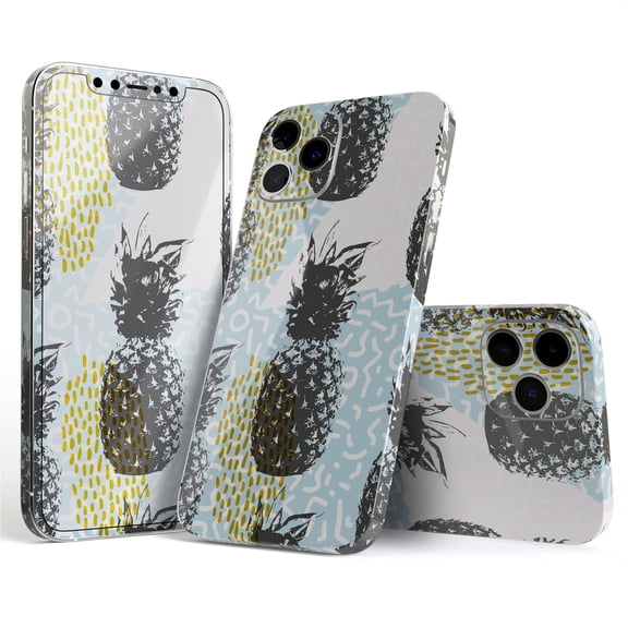 DesignSkinz Retro Summer Pineapple v5 Full-Body Skin Decal Wrap Cover for iPhone 16