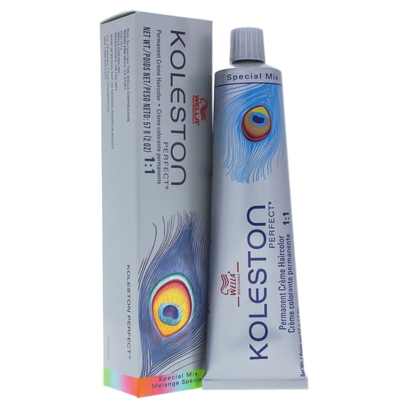 Koleston Perfect Permanent Creme Haircolor - 0 43 Red Gold by Wella for Unisex - 2 oz Hair Color
