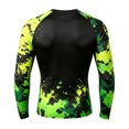thumbnail image 4 of Men's Compression Long Sleeve Shirt and Leggings Set Running Gym Athletic Base Layer Workout, 4 of 6