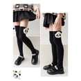 thumbnail image 5 of Inevnen Baby Girls Socks Cartoon Animals Rabbit Dog Elastic Thigh High Socks Toddler One Size, 5 of 7