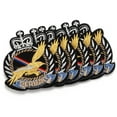 thumbnail image 4 of 6pcs Cloth Stickers DIY Embroidery Eagle Badge Pattern Iron On Patches for Clothes Handicraft Mending Decoration, 4 of 14