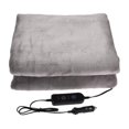 thumbnail image 4 of FlyFlise 12v Car With Timed Temperature Control Heating Blanket Gray Flannel 145*100cm Large, 4 of 5