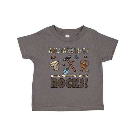 

Inktastic Archaeology Rocks Archaeologist Gift Toddler Boy or Toddler Girl T-Shirt