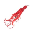 thumbnail image 3 of Señuelo de calamar para pesca de calamar, accesorio para principiantes, versátil, portátil, vívido, herramienta de pesca realista para , adultos, Rojo fluorescente, 3 of 8
