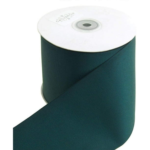 Solid Grosgrain Ribbon, 3-Inch, 25 Yards, Hunter Green - Walmart.com ...