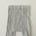 thumbnail image 5 of Caqnni Toddler Kids Baby Girls Solid Cotton Thick Lined Warm Full Leggings Pantihose Stretchy Basic Girls (Grey,6-12 Months), 5 of 7