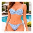 thumbnail image 4 of Bikini Ocean Pacific para Mujer Tirantes Ondas Azul Talla EG 2 Piezas, 4 of 4