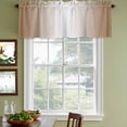 thumbnail image 5 of Brown Ombre Valances for Windows, Modern Gradient Art Abstract Light Filtering Kitchen Curtains, Rod Pocket Window Valance Curtains for Living Room Bedroom, 60" W x 18" L, 2 Panels, 5 of 9