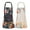2packa, variant on 2 Pack Floral Aprons with Pocket, Blooming Womens Aprons Waterproof Adjustable Cooking Aprons for Kitchen Gardening and Salon (2Pack #B)