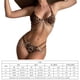 thumbnail image 3 of Conjunto De Biquini Conjunto de bikini con cadena de atadura sexy Conjunto de traje de baño dividido de dos piezas con estampado de mujer (naranja L) Cgtredaw Para estrenar, 3 of 7