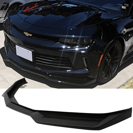 - Fits 16-18 Chevy Camaro V6 2-Door ZL1 Style Front Bumper Lip PP