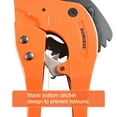 thumbnail image 2 of DOMINOX 2-7/8 InchO.D. PEX PVC PPR Cutter Two-handed Large Pipe Cutter Heavy Duty Ratchet Replaceable Blade, Suitable for Home DIY, Maintenance, Professional Plumber, 2 of 5