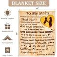 thumbnail image 2 of Mom Birthday Gifts, to My Mom Blanket, for Women from Daughter Son Presents for Mom Soft Cozy Throw Blanket 60" X 80", 2 of 6