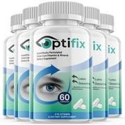 (5 Pack) Optifix - Revolutionary Advanced Vision Matrix Formula - Supports Healthy Vision - Dietary Supplement for Eyes Sight - 300 Capsules