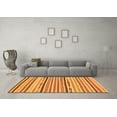 thumbnail image 3 of Ahgly Company Indoor Rectangle Abstract Orange Modern Area Rugs, 5' x 8', 3 of 4