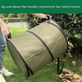 thumbnail image 4 of 2 PCS (24 & 30 Gal) Pop Up Outdoor Trash Bin Camping Collapsible Trash can and Leaf Waste Bag, Reusable Yard Trash Can Leaf Bin Container for Outdoor Camping, Picnic, Storage, Travel, 4 of 7