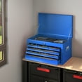 thumbnail image 2 of Gymax 24'' Tool Chest Case Steel Tool Box w/ 6 Drawers Top Storage Automatic Lock Blue, 2 of 10