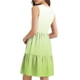 thumbnail image 3 of YueHuiYing Women's Casual Sundress with Pockets Summer Beach Dress Floral T-Shirts Dress V Neck Loose Tank Dresses, 3 of 3
