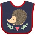 thumbnail image 3 of Inktastic Hedgehog Lover Girls Girls Baby Bib, 3 of 4