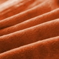 thumbnail image 4 of Ameha Microplush Fleece Blanket for Couch & Travel 310 GSM Ultra Soft Breathable Microfiber Lightweight Warm Fluffy & Soft Rust Throw, 4 of 9