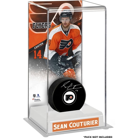 Sean Couturier Philadelphia Flyers Deluxe Tall Hockey Puck Case
