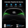 thumbnail image 2 of EUROA VR Accessories Adjustable Elite Strap with 10000mAh Rechargeable Battery for Oculus Quest 2 & 3 VR Headset, 2 of 10