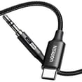 thumbnail image 1 of Adaptador de audio UGREEN Aux a USB C tipo C 3,5 mm Hi-Res 32 bits, 1 of 7