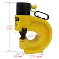 thumbnail image 2 of CH-70 Hydraulic Hole Punching Tool Metal Sheet Hole Puncher Metal Punch Tool, 2 of 14