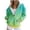 Multicolor, variant on Viikei Zip Up Hoodies for Women Sweatshirt for Women Women's Casual Printed Zippered Long Sleeved Hooded Sweatshirt Jacket Top