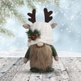 thumbnail image 4 of Elfo Navideño Ventana Sombrero Asta Punto Regalos Nuevo () Blanco, 4 of 5