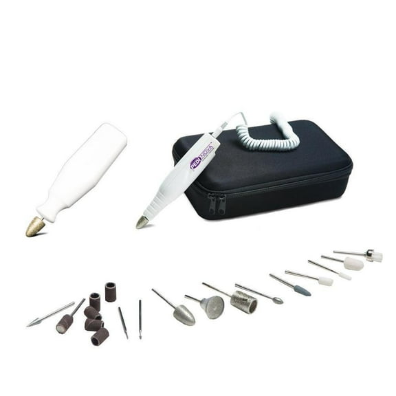 Medicool Pedinova Pro Nail File Machine for Manicure and Pedicure with Travel Case and Bit Kit   Travel Bundle