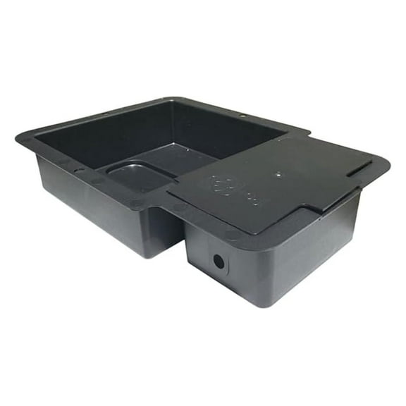 1Pot Tray & Lid with Grommet - Hydroponic System Replacement - Fits 2.2/3.9 Gal Square Pots - AQUAvalve5 Compatible - Grow System Accessories