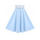 thumbnail image 5 of Vestido de Niña Azul con Pedrería de Gasa Dama de Honor Fiesta de Baile Vestido Maxi 6 Años, 5 of 6