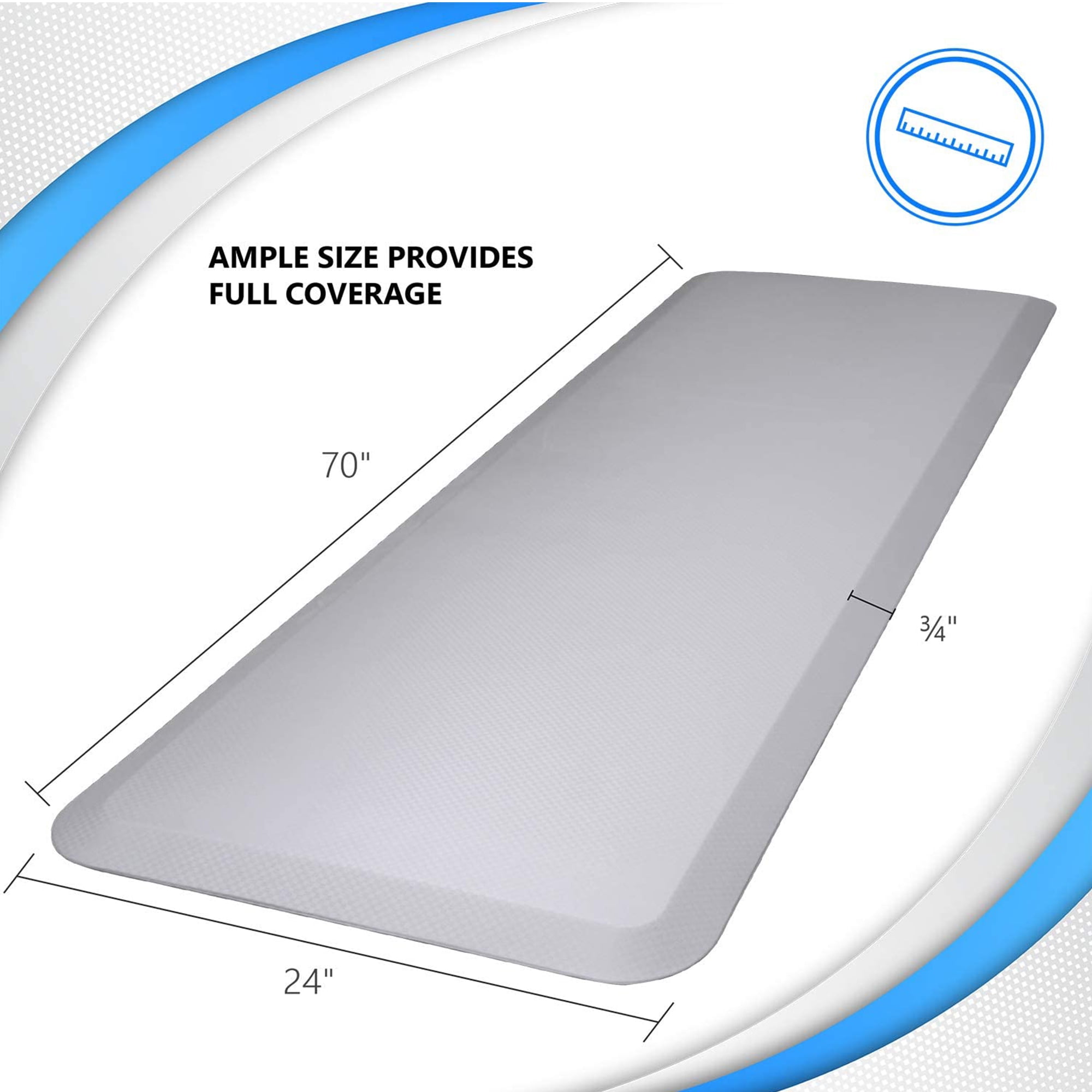 NYOrtho Bedside Non-Slip Floor Mats Fall Protection for