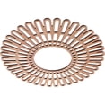 thumbnail image 2 of Ekena Millwork 20"OD x 7 1/2"ID x 1/4"T Cornelius Wood Fretwork Pierced Ceiling Medallion, Cherry, 2 of 3