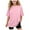 Light Pink, variant on Povozer Short Sleeve Tees for Girls Short Sleeve T Shirts Kids Summer Oversized Tops Trendy Crewneck Basic Tees for 150,White