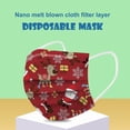 thumbnail image 4 of Máscara desechable HUOGUO Christmas Children de 3 capas, 4 of 5