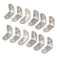 thumbnail image 1 of 12 Piezas 30X30mm Metal Corner Brace Joint ángulo Recto Soporte Plata, 1 of 5