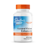 Doctor's Best Natural Vision Enhancers wtih FloraGLO Lutein, Non-GMO, Gluten Free, 60 Softgels