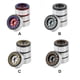 thumbnail image 4 of Cubo de rueda de Metal Bewildely 4 Uds Accesorios de encaje de llanta Plata + Oro, 4 of 6