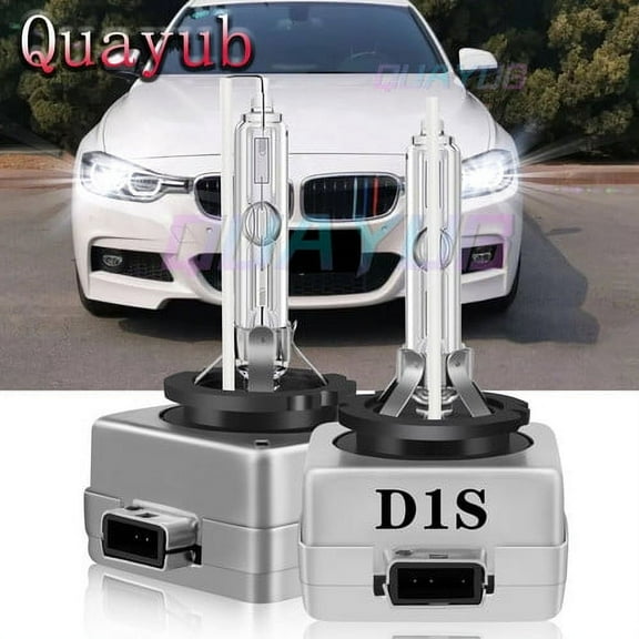 D1S HID Headlight Bulbs 35W White 6000k Bright For BMW 320i 2012-2015