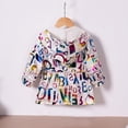 thumbnail image 5 of Cute Hooded Zipper Jackets for Boys And Girls Letter Hot Bright Face Long Sleeve Jackets/Coats, 5 of 9