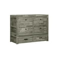 thumbnail image 1 of Rustic Classics Stow Full Size Murphy Bed Cabinet with Gel Memory Foam Mattress (Stone), 1 of 46
