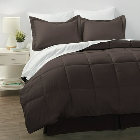 Chocolate 8 Piece Bed In A Bag, King, by Simply Soft