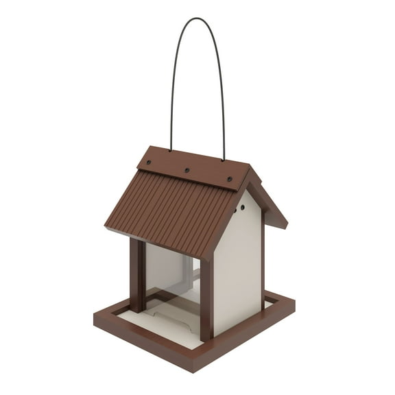 New Age Pet® ECOFLEX® Beak Bistro Bird Feeder, 40 oz Weather Resistant Feeder